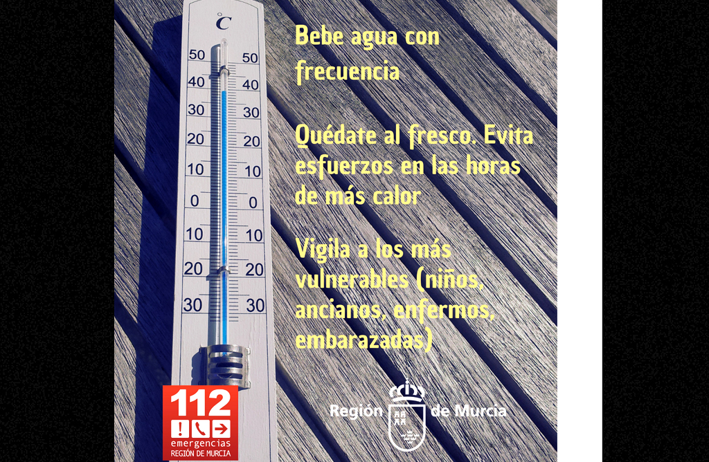 La Regin de Murcia estar en alerta por altas temperaturas este sbado